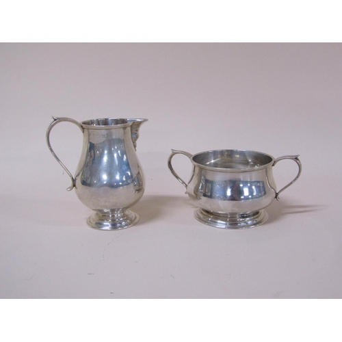 1754 - SILVER SUGAR BOWL AND CREAM JUG 5.9ozt