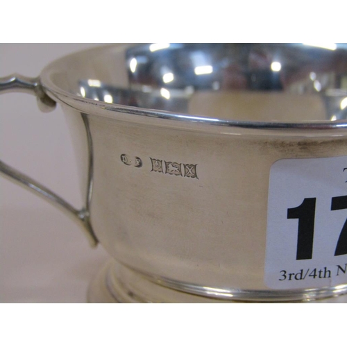 1768 - SMALL TWO HANDLED SILVER BOWL, 2.1ozt