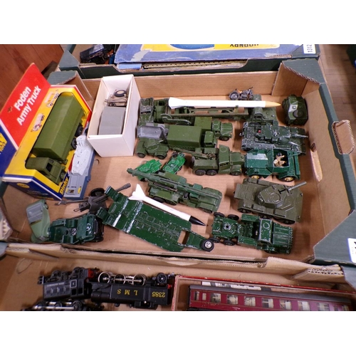 1311 - BOX OF DIECAST DINKY MILITARY VEHICLES