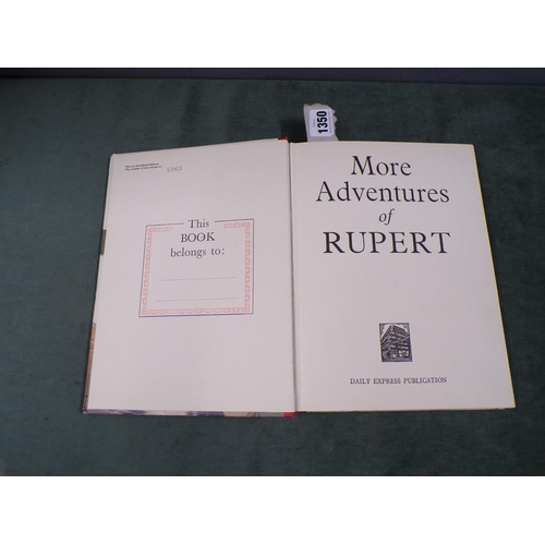 1350 - LIMITED EDITION BOOK - ADVENTURES OF RUPERT