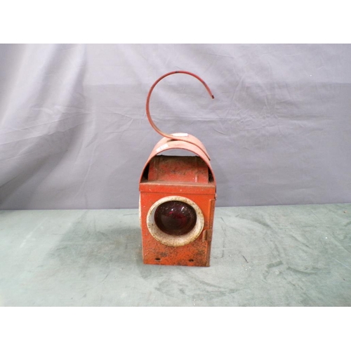 1434 - RAILWAY LANTERN, 41CM H