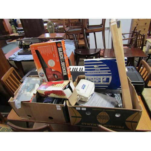 865A - TWO BOXES TOOLS, ION TURNTABLE ETC