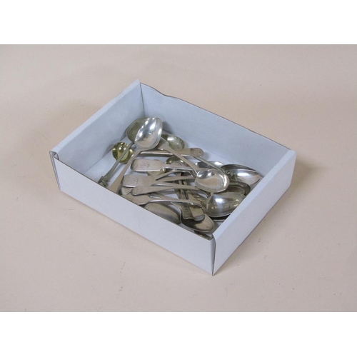 1774 - BOXED COLLECTION OF SILVER SPOONS - 7.7ozt