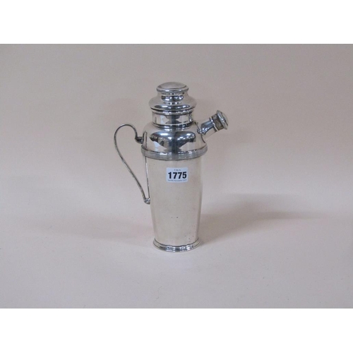 1775 - HARRODS SILVER PLATED COCKTAIL SHAKER - 24CMS H