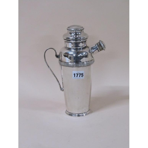 1775 - HARRODS SILVER PLATED COCKTAIL SHAKER - 24CMS H