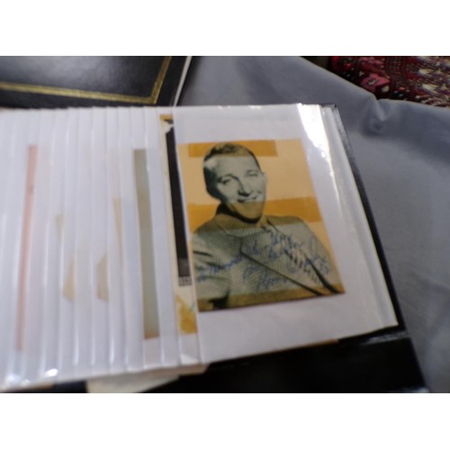 1574 - TWO ALBUMS OF AUTOGRAPH CARDS AND AUTOGRAPHS