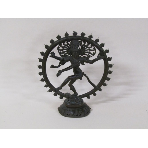 62 - A late 19c/early 20c bronze figure of Shiva, 32cm h.