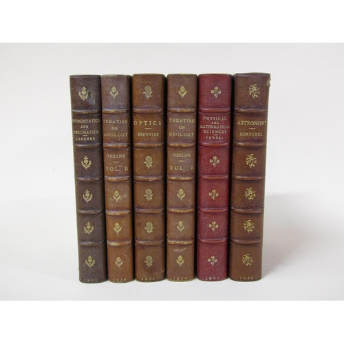 9 - Six books - Being part of the Cabinet of Natural History, including a Treatise on Astronomy by Sir J... 