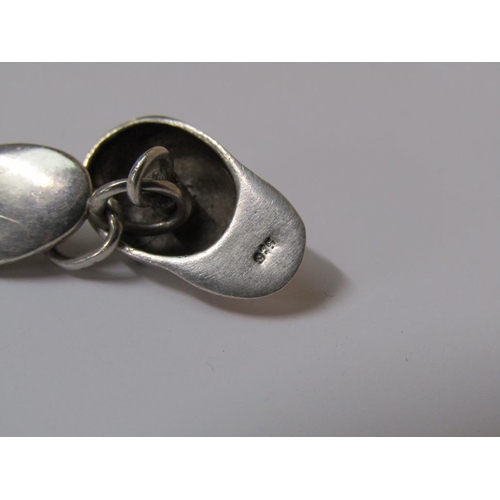 115 - A pair of sterling silver (stamped 925) jockey cap cufflinks.