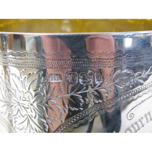 150 - A late Victorian silver two handled trophy cup with lift off cover having standing horse finial, bei... 