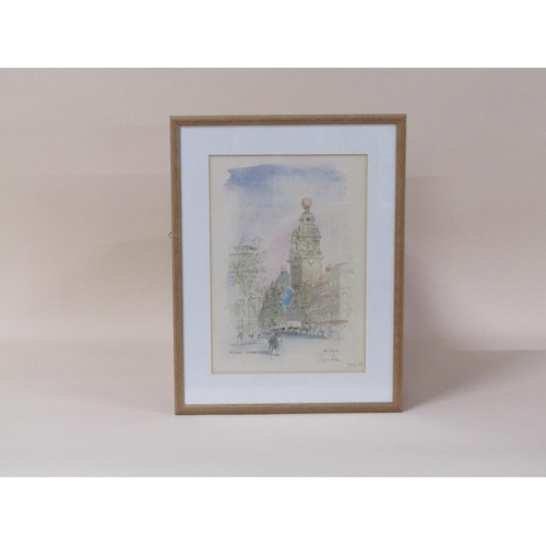 207 - Hugh Casson 85 - The London Colosseum, coloured limited edition print 385/500, framed and glazed, 35... 