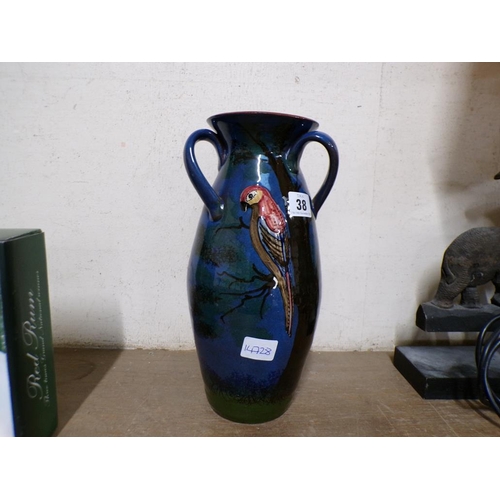 38 - WEST COUNTRY POTTERY VASE