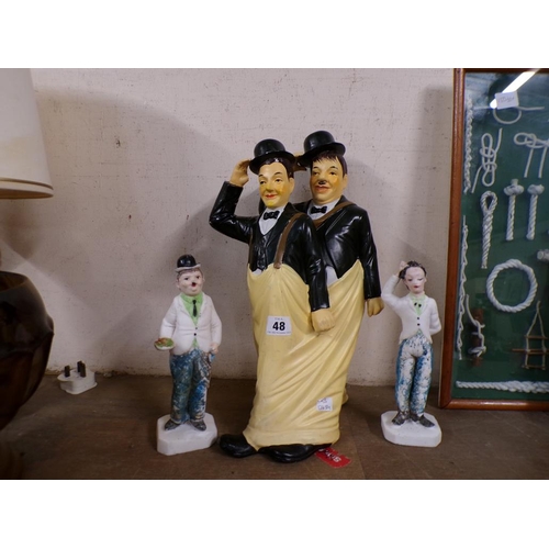 48 - LAUREL AND HARDY FIGURES