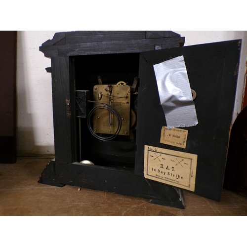 7 - TWO MANTEL CLOCKS TO INC. LATE VICTORIAN