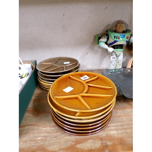 74 - POTTERY PLATES