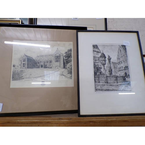 158 - ANTIQUE ENGRAVINGS AND PRINTS