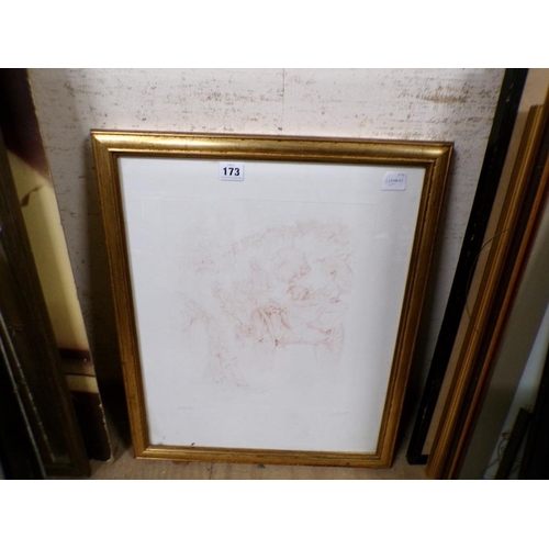 173 - FRAMED PRINTS AND ANTIQUE ENGRAVINGS AND ETCHINGS