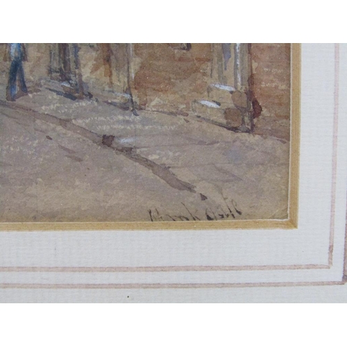 1202 - SIGNED INDISTINCTLY - YORKMINSTER, WATERCOLOUR, F/G, 14CM X 19CM