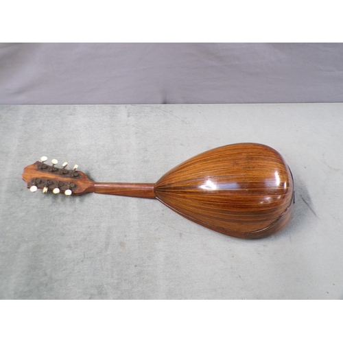 1396 - TORTOISESHELL MOTHER OF PEARL INLAID MANDOLIN