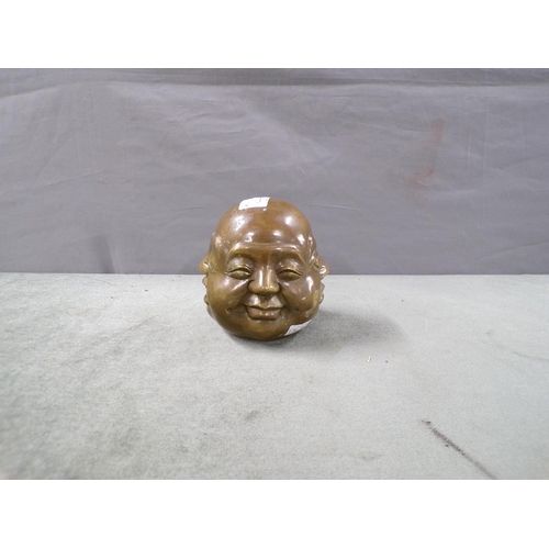 1435A - METAL FOUR FACE OF BUDDHA WEIGHT, 10CM H