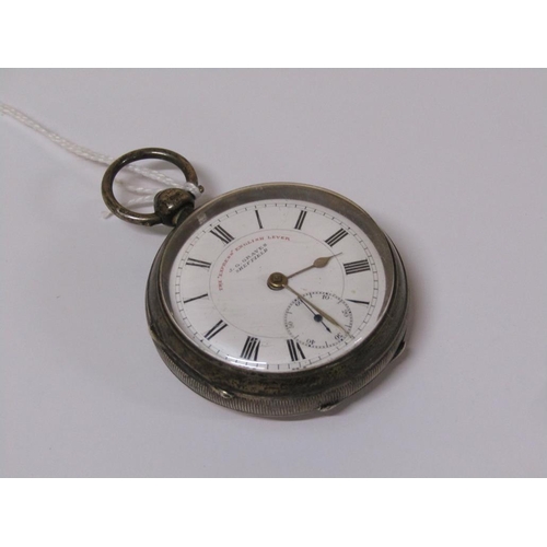 1504 - JG GRAVES SHEFFIELD EXPRESS ENGLISH LEVER SILVER CASED POCKET WATCH