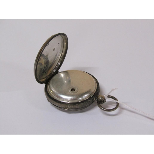 1504 - JG GRAVES SHEFFIELD EXPRESS ENGLISH LEVER SILVER CASED POCKET WATCH