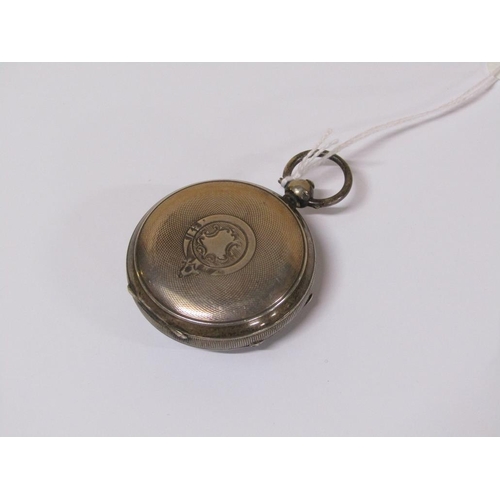 1504 - JG GRAVES SHEFFIELD EXPRESS ENGLISH LEVER SILVER CASED POCKET WATCH