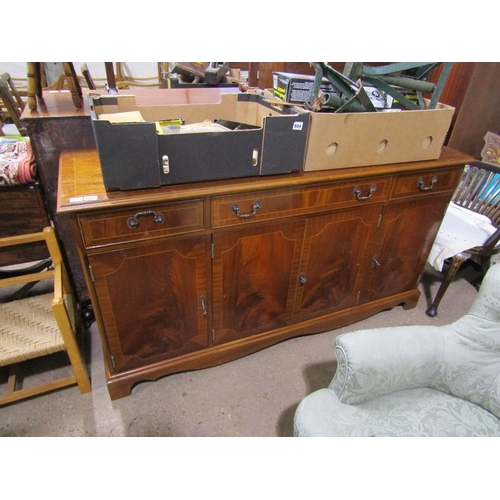 603 - REPRODUCTION INLAID SIDEBOARD