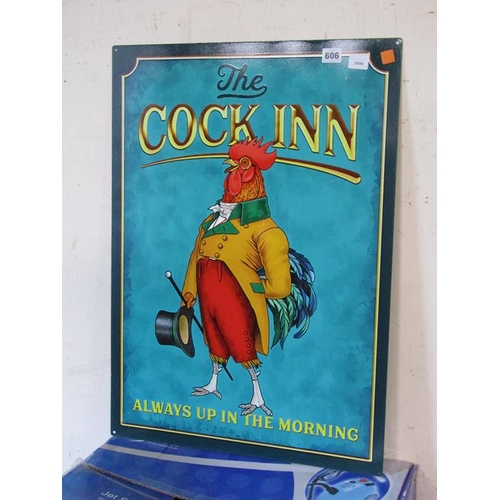 606 - COCK INN SIGN