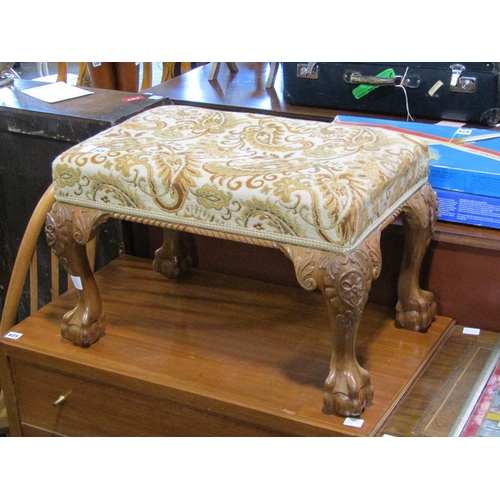 626 - GEORGIAN STYLE FOOTSTOOL