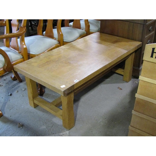 596 - OAK COFFEE TABLE