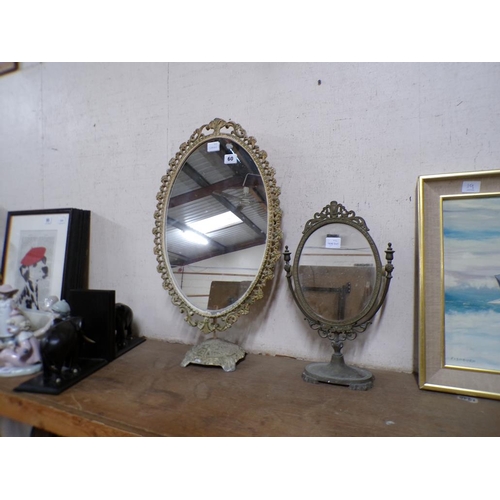 60 - TWO GILT MIRRORS