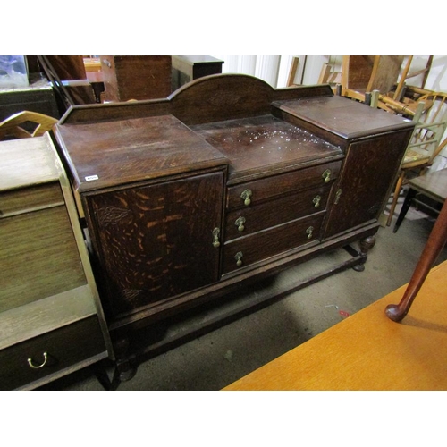 655 - 1930'S OAK SIDEBOARD