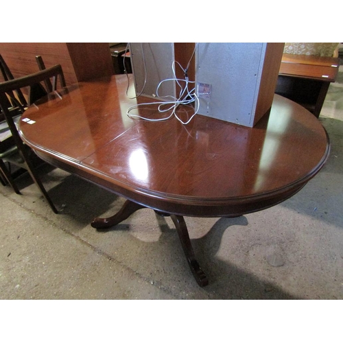 754 - TEAK TABLE AND FOUR CHAIRS