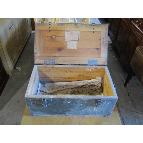 766 - WOODEN TOOL BOX