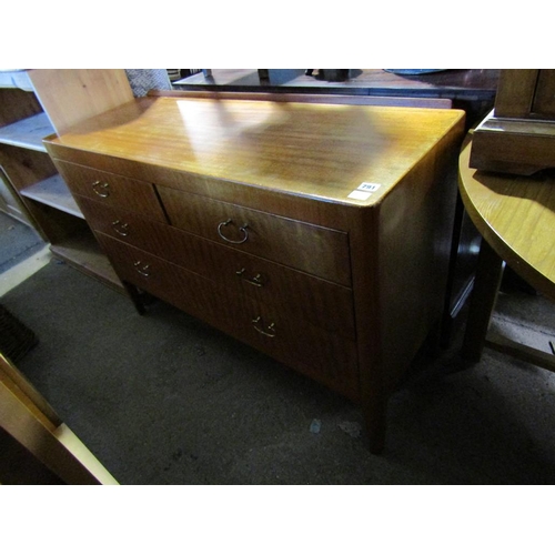 791 - TEAK CHEST OF TWO SHORT AND TWO LONG DRAWERS