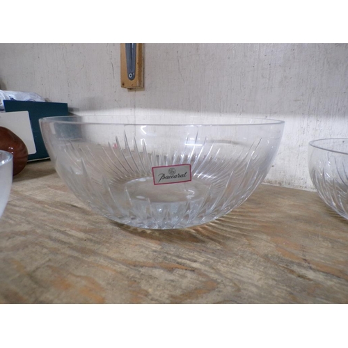 127 - QTY OF BACARRAT CRYSTAL BOWLS