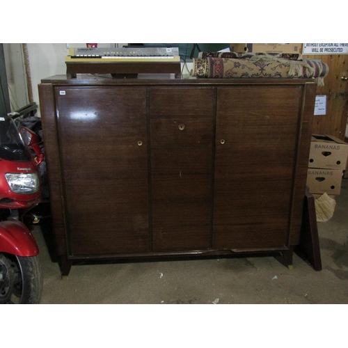 700 - LARGE MAHOGANY CABINET