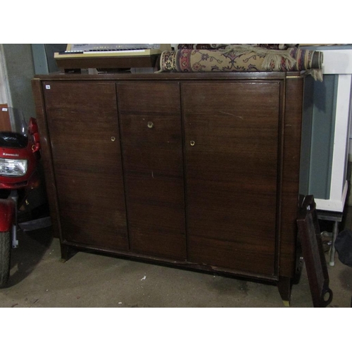 700 - LARGE MAHOGANY CABINET