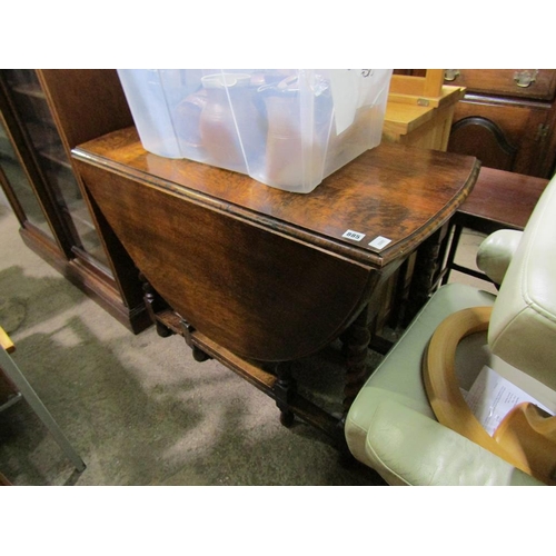 885 - 1930'S OAK GATELEG TABLE