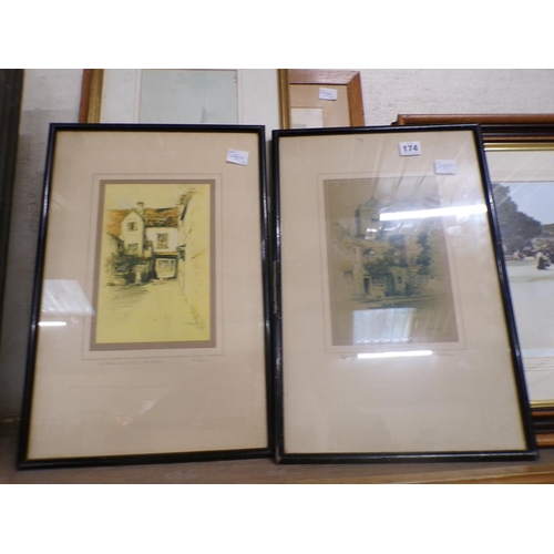 174 - COLLECTION OF FRAMED PRINTS