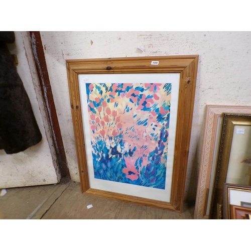 188 - FRAMED PICTURES AND PRINTS; OIL