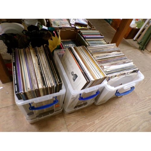 231 - THREE CRATES OF RECORDS