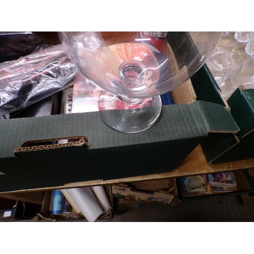 546 - BOX OF DAUM WINE GLASSES