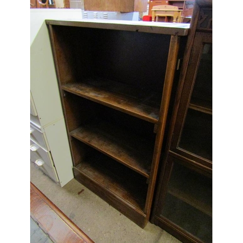 906 - VICTORIAN PINE BOOKCASE