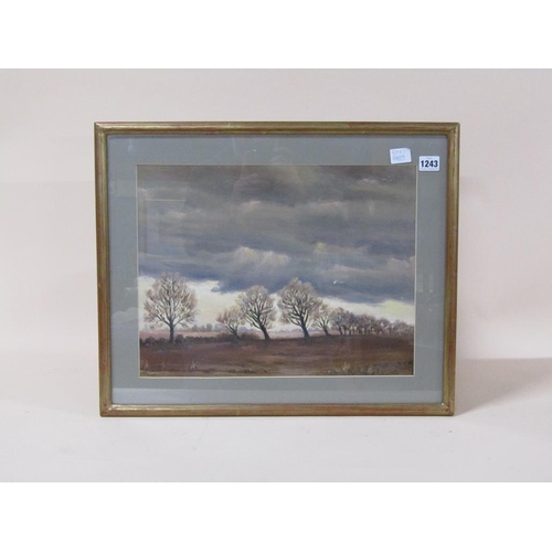 1243 - EDWARD NEVILL-WILLMER 1902/2001 - LANDSCAPE, SIGNED OIL, F/G, 33CM X 42CM