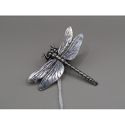 1657 - PEWTER DRAGONFLY PIN