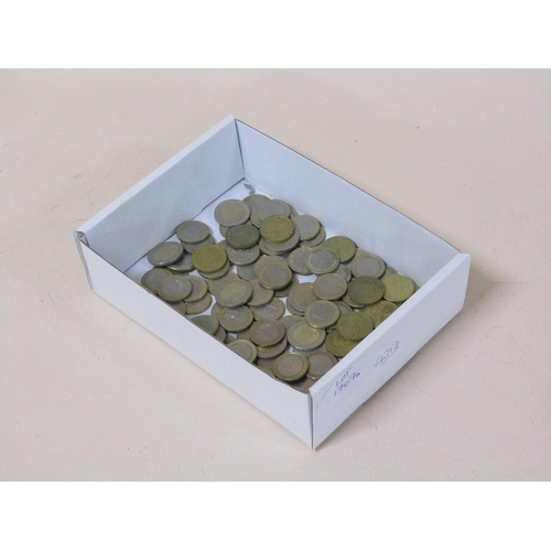 1707A - BOX OF EUROS AND 2 EURO COINS