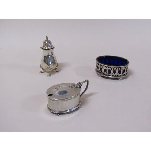 1711 - SILVER CRUET SET