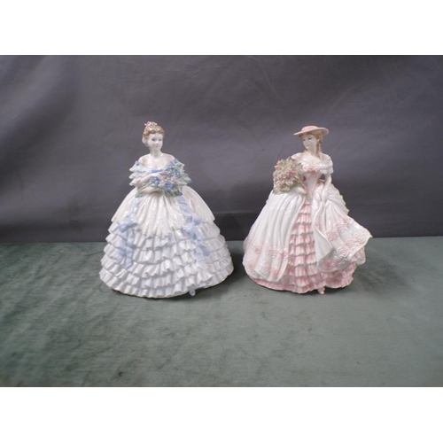 1794 - TWO COALPORT FIGURES TO INC. IRIS 23cms H